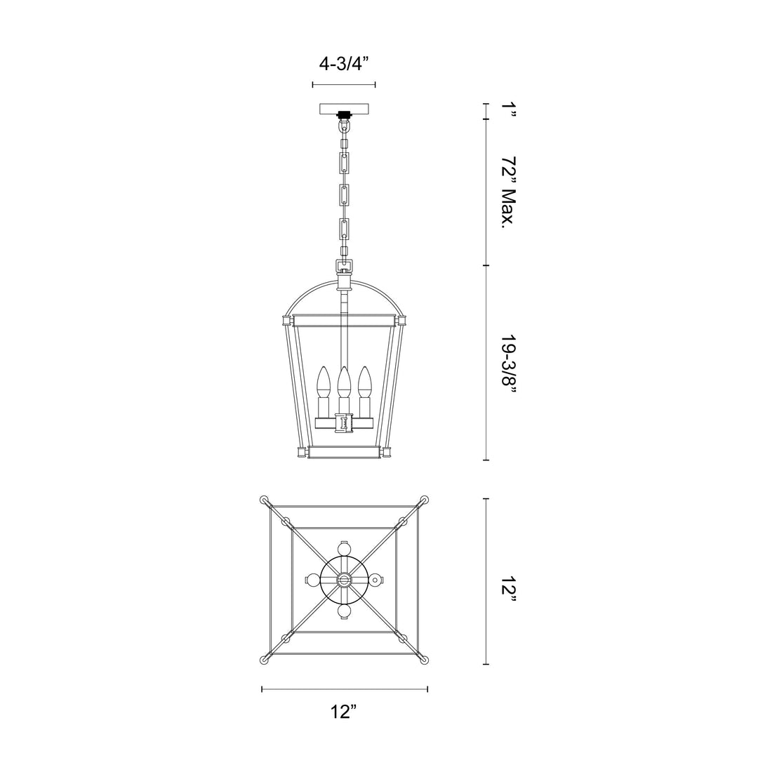 Manor 12-in Pendant