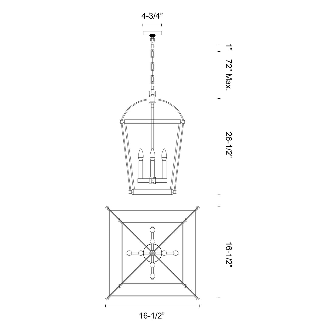 Manor 17-in Pendant