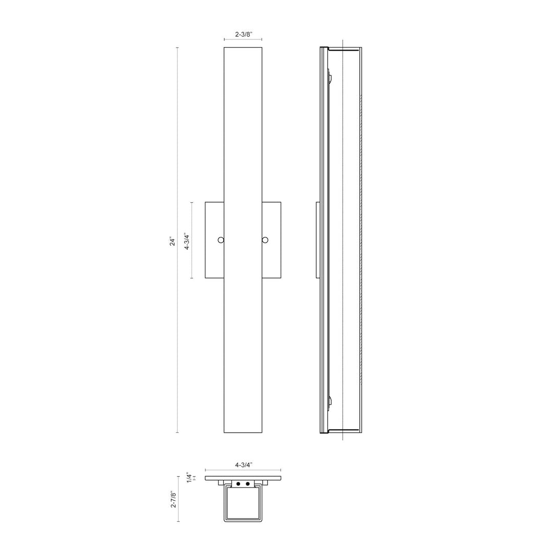 Melville 24-in Wall Sconce