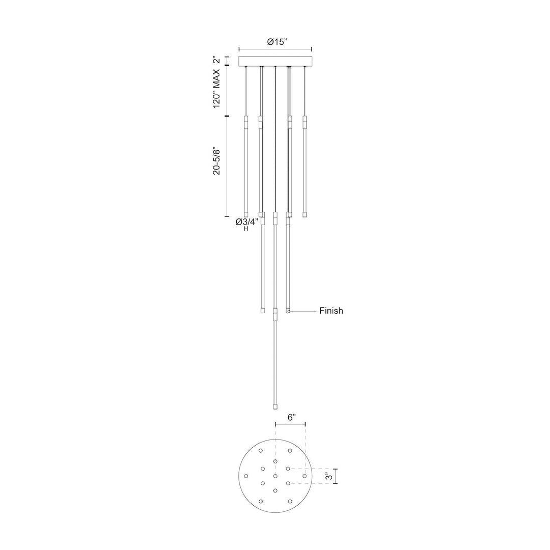 Motif 21-in Multi Pendant