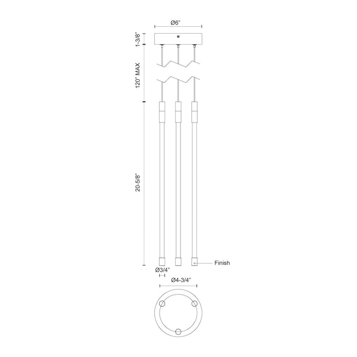 Motif 21-in Multi Pendant