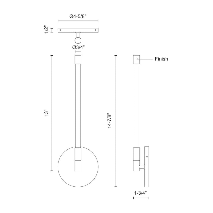 Motif 14-in Wall Sconce