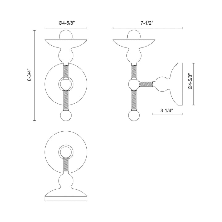 Nadine 4-in Wall/Vanity Light