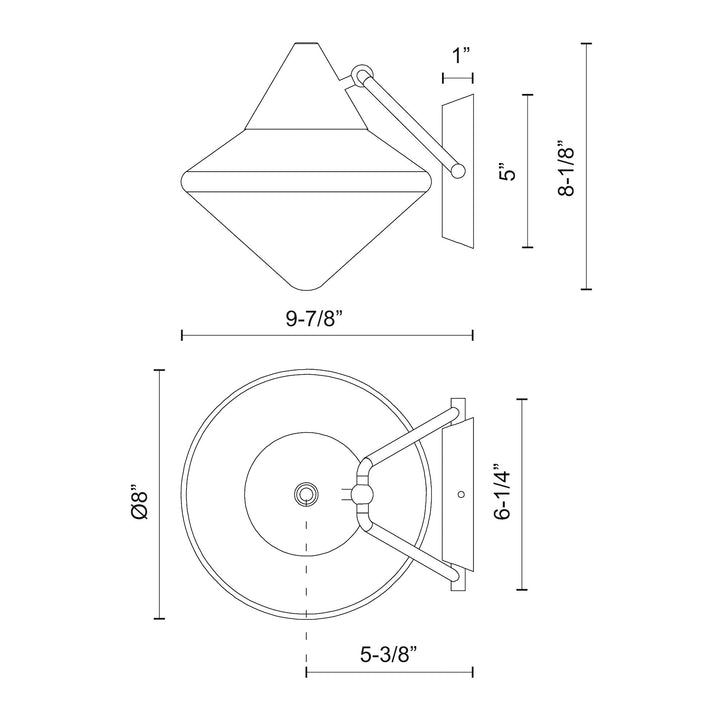 Nora 8-in Wall/Vanity Light