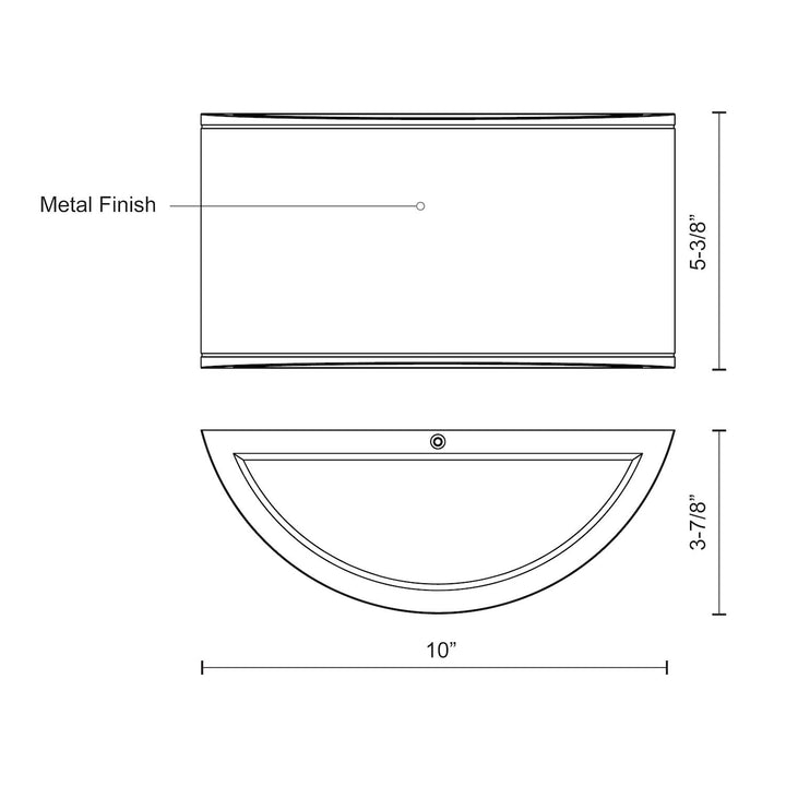 Olympus 10-in Exterior Wall Sconce