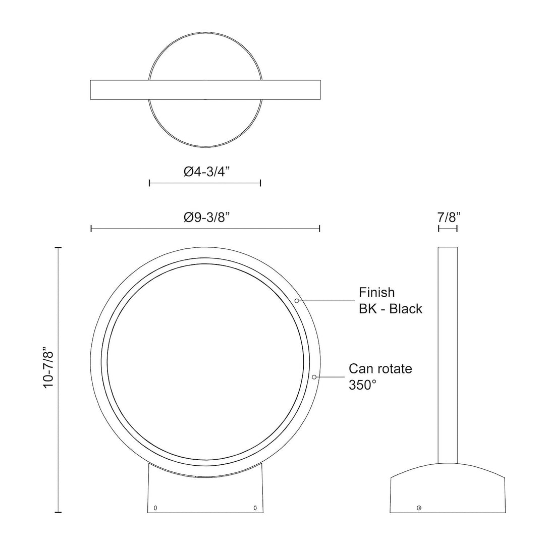 Parc 10-in Exterior Low Voltage Landscape