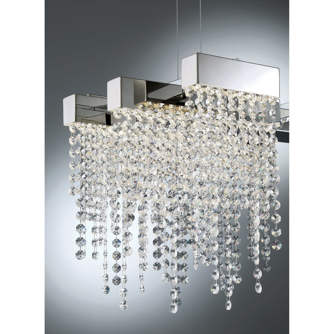 Crystal Falls Island Chandelier