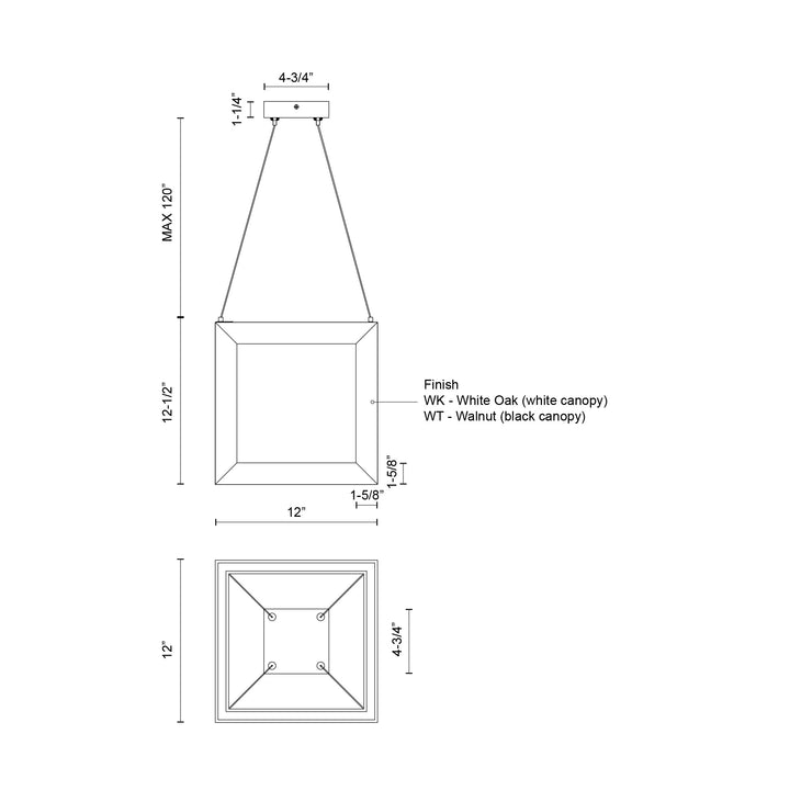 Morina 12-in Pendant