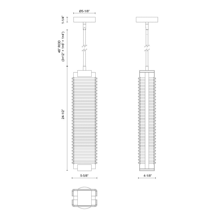 Alai 24-in Pendant