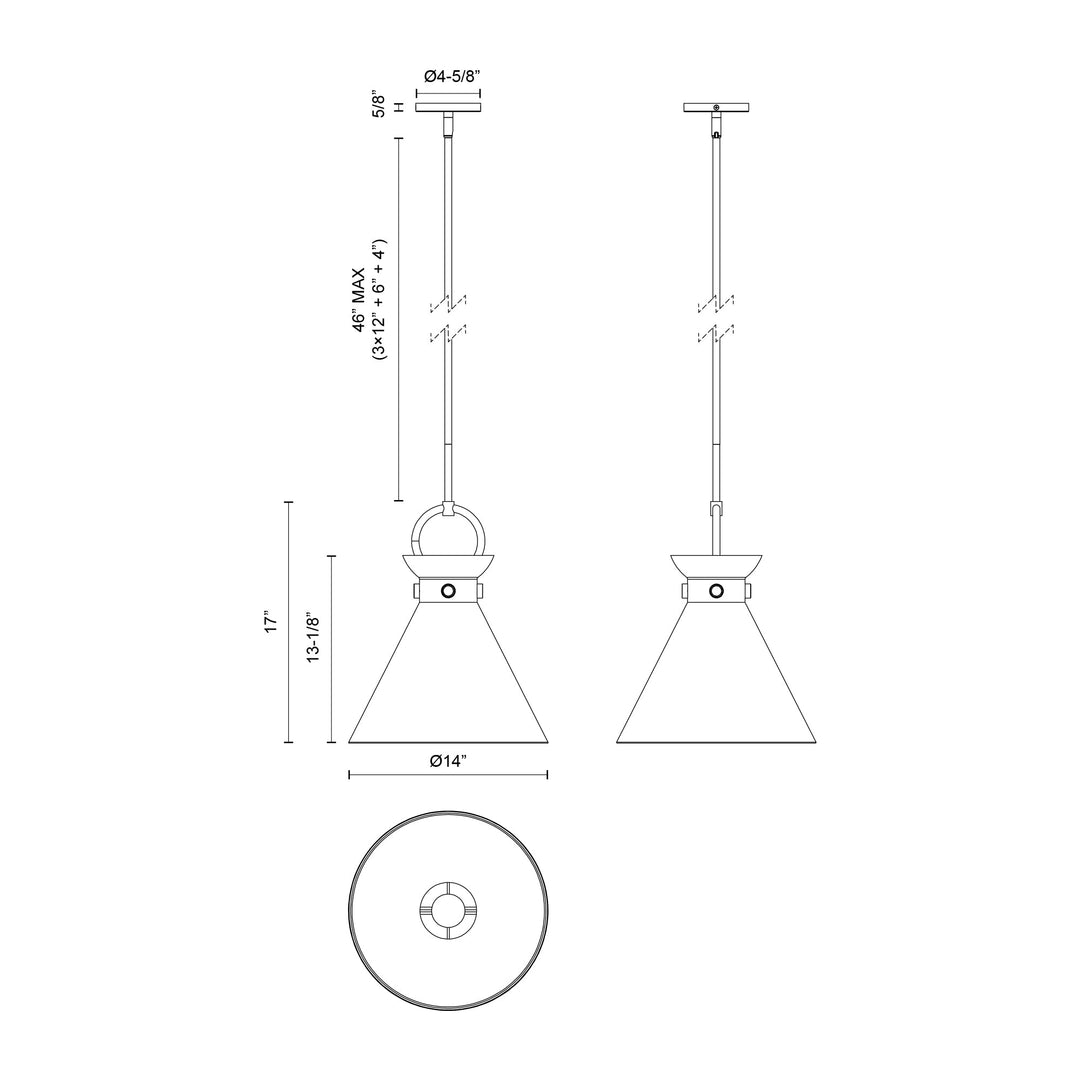 Emerson 14-in Pendant