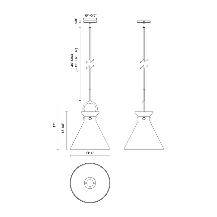 Emerson 14-in Pendant