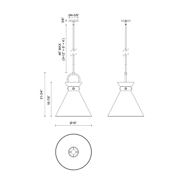 Emerson 18-in Pendant