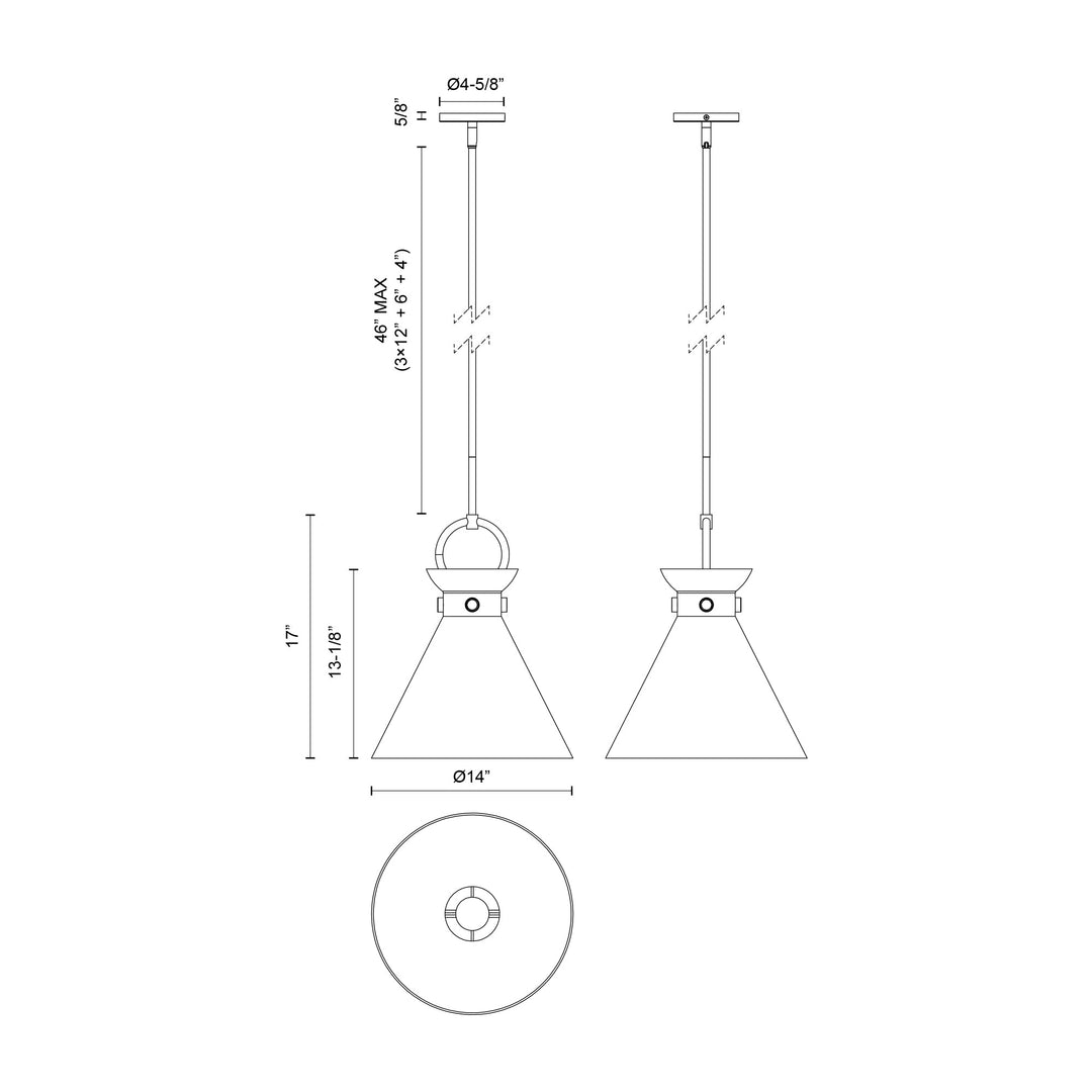 Emerson 14-in Pendant