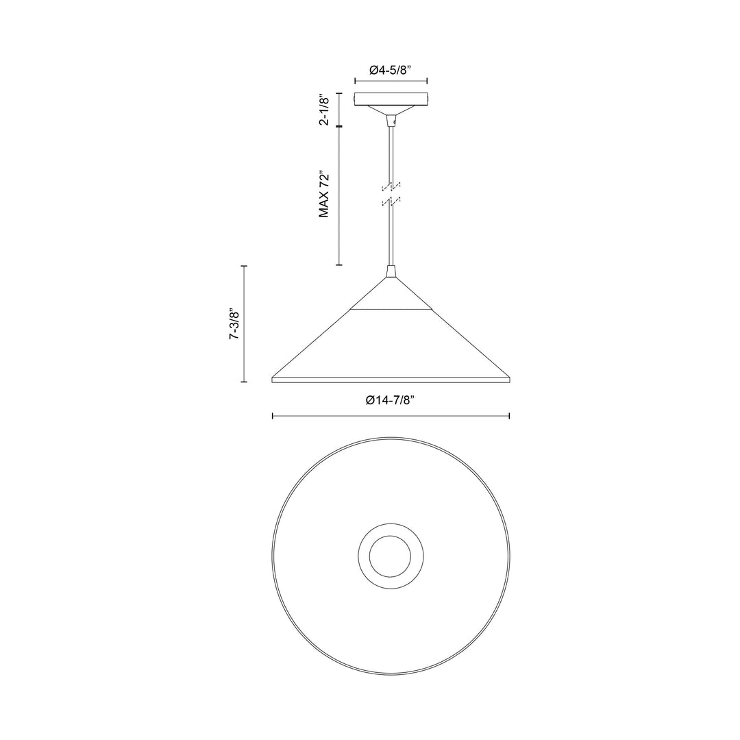 Mauer 15-in Pendant