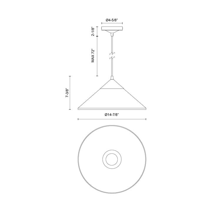 Mauer 15-in Pendant