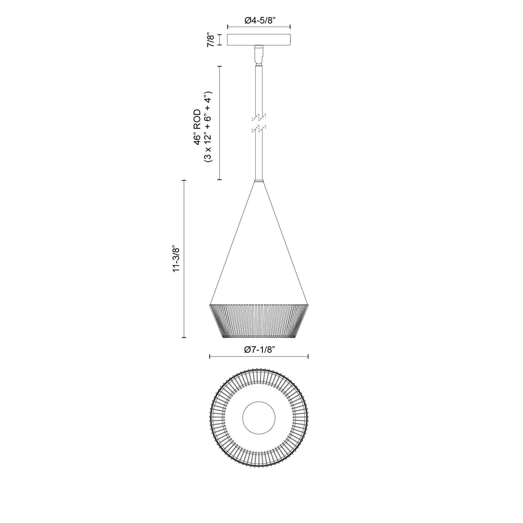 Daphne 7-in Pendant