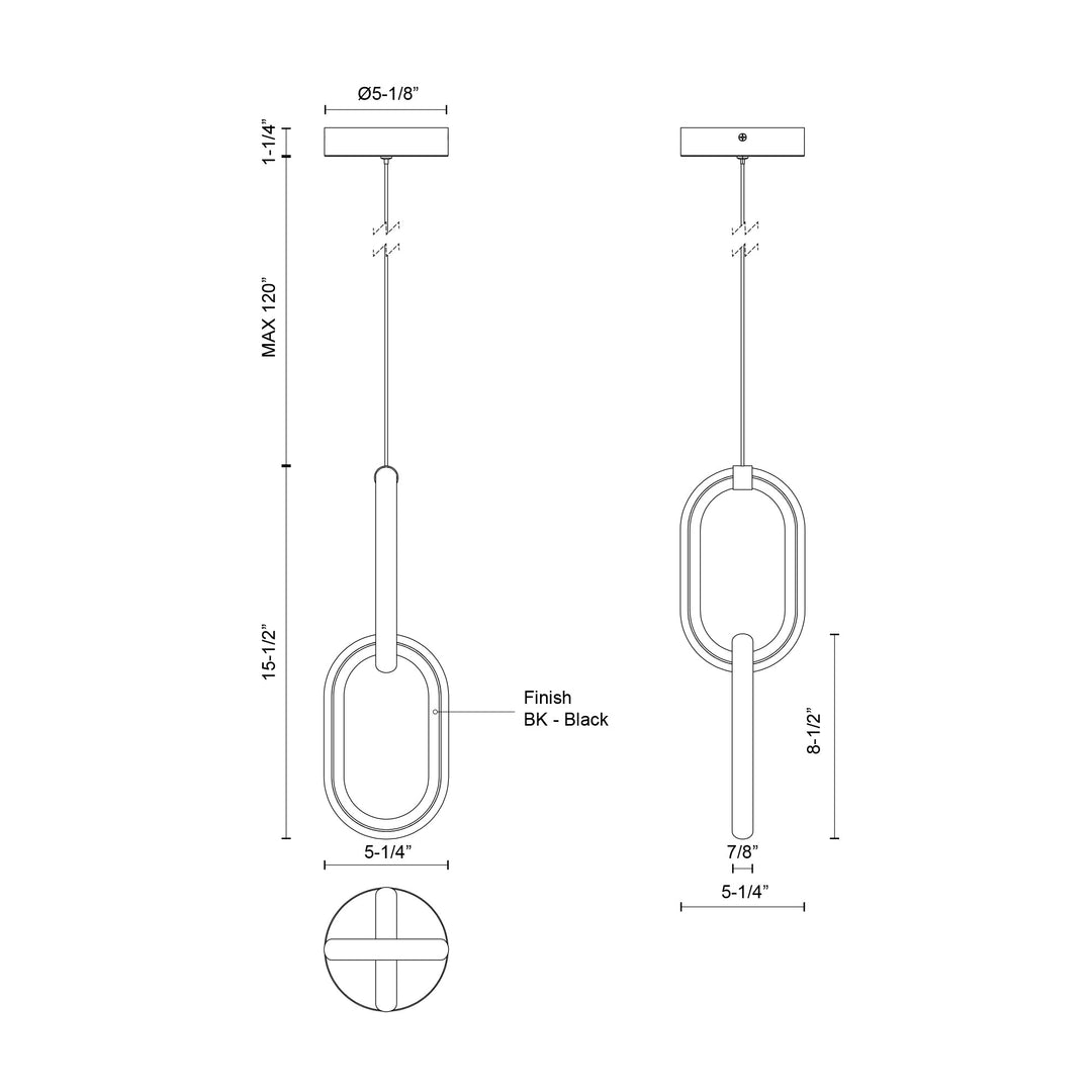 Airen 15-in Pendant