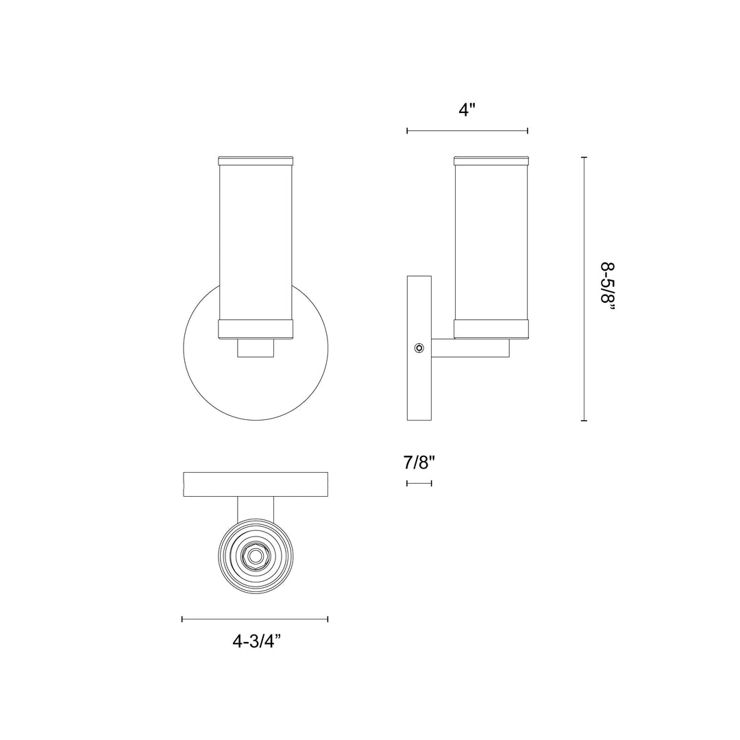 Revolve 8-in Wall/Vanity Light