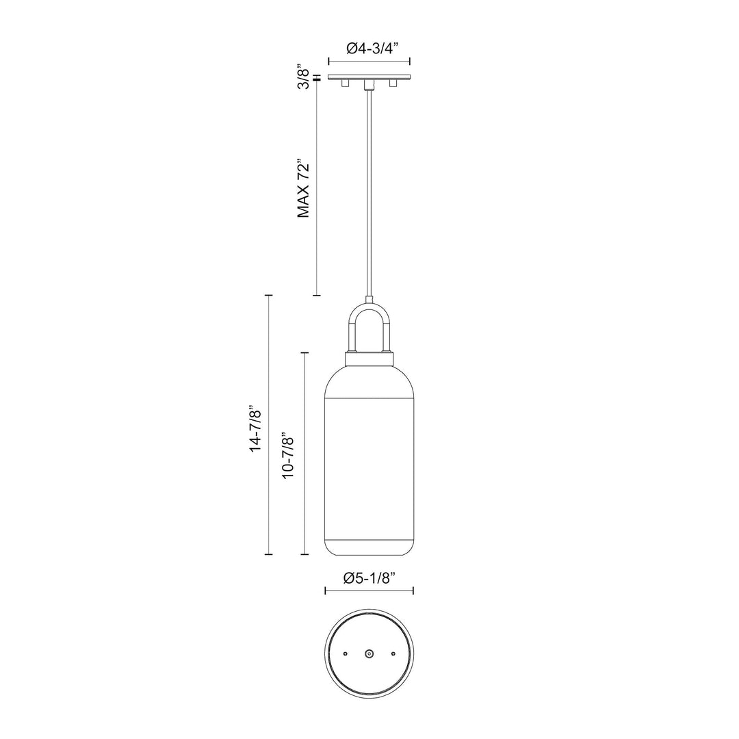 Soji 5-in Pendant