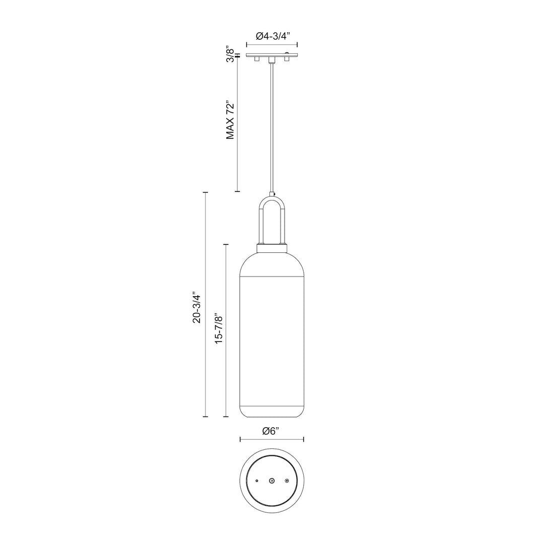 Soji 6-in Pendant