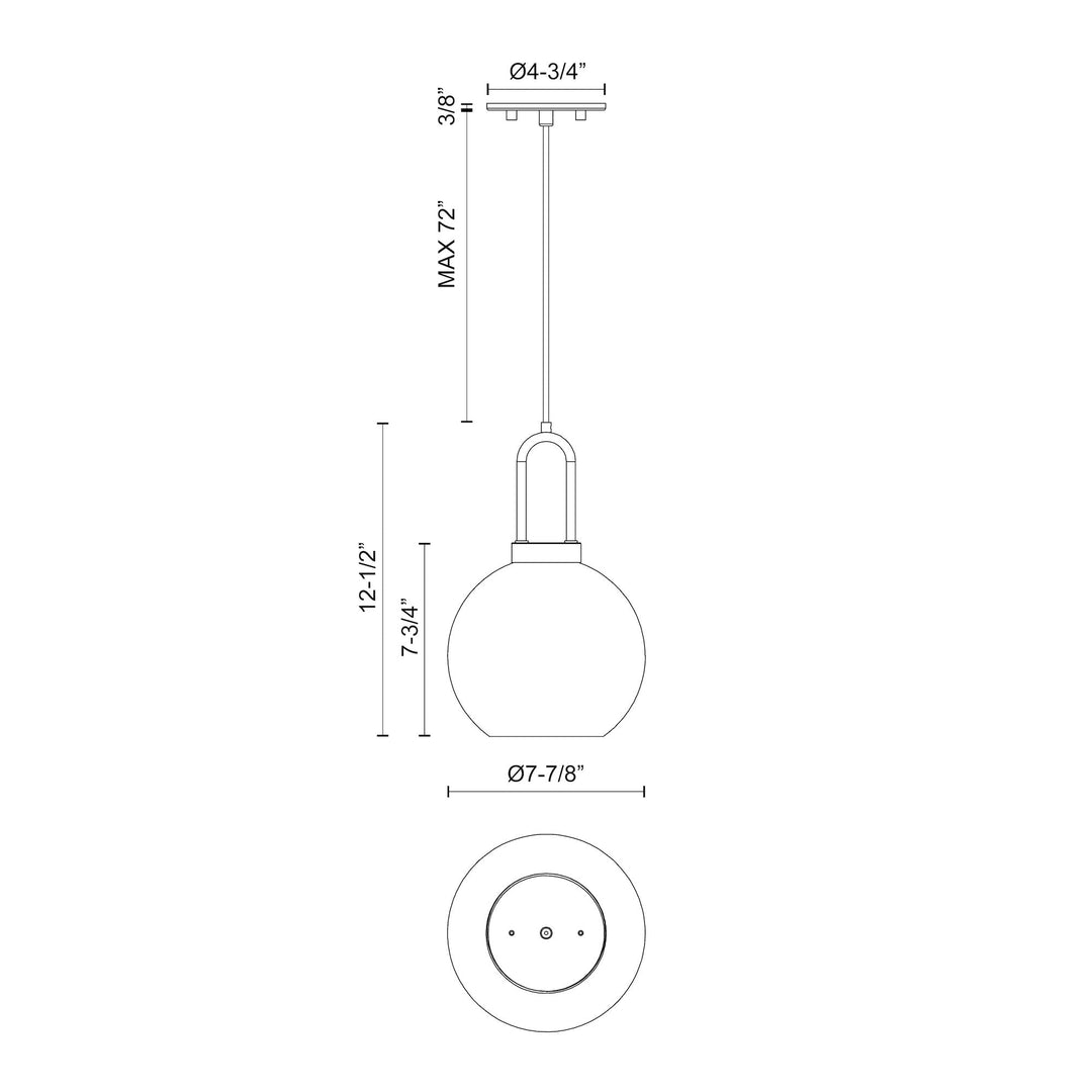 Soji 8-in Pendant