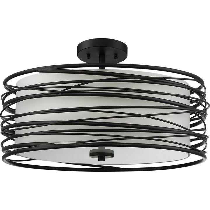 Spiral Semi-Flush Mount