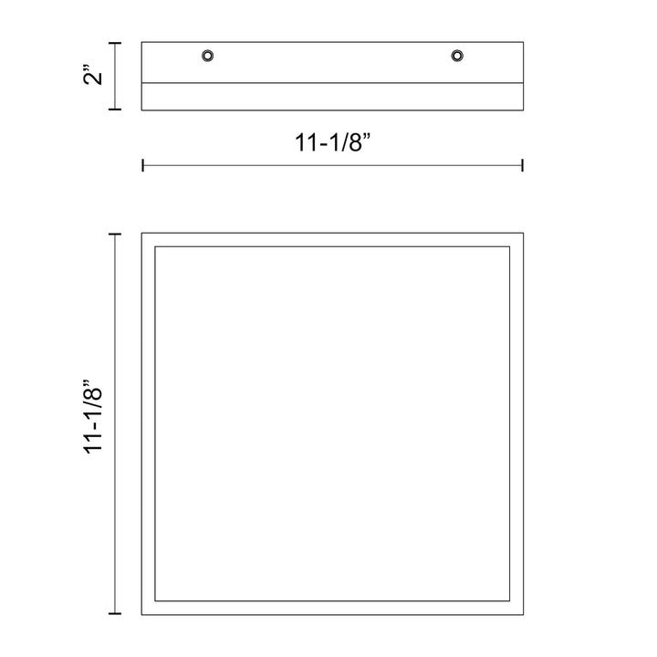 Sydney 11-in Flush Mount