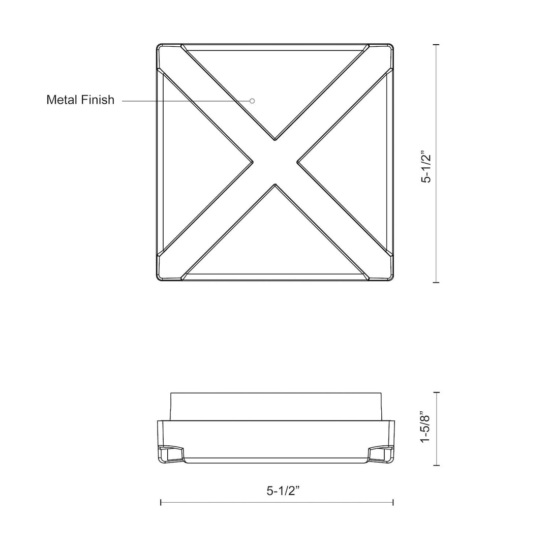 Tac 6-in Exterior Wall Sconce