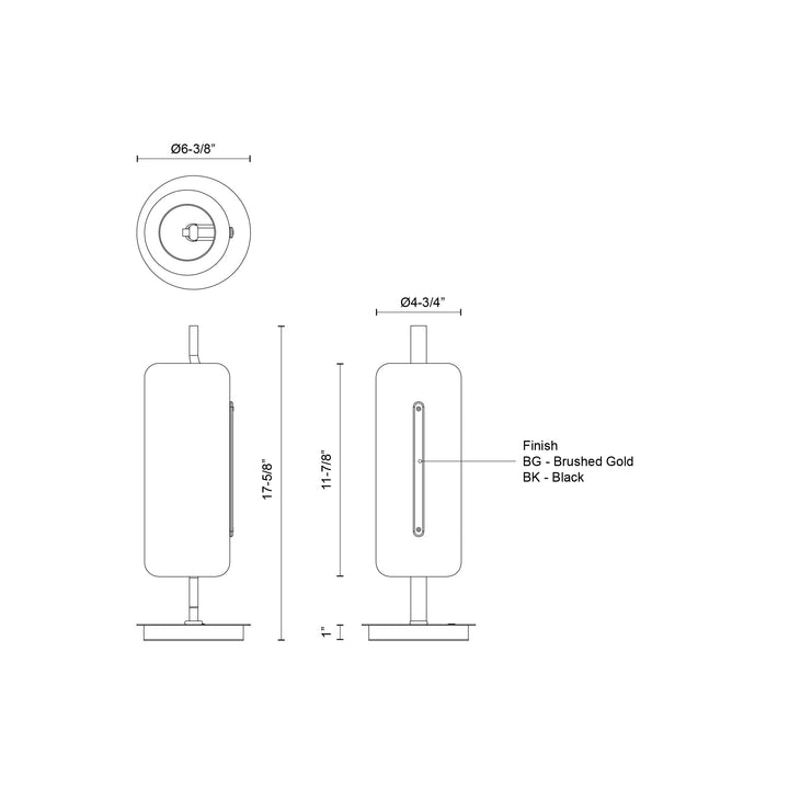 Hilo 18-in Table Lamp