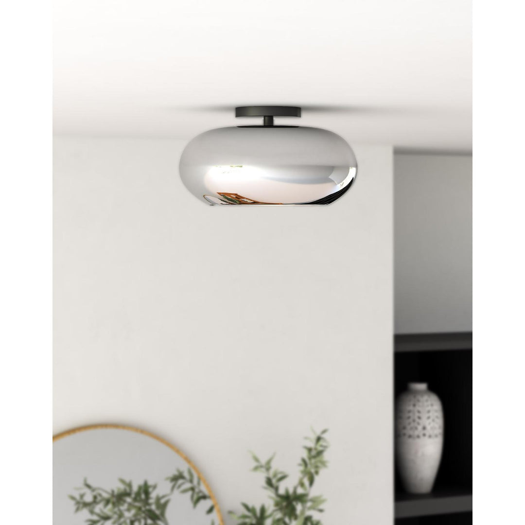 Trinity 14-in Semi-Flush Mount