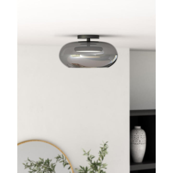 Trinity 14-in Semi-Flush Mount