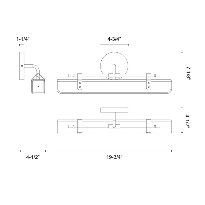 Valise 20-in Wall/Vanity Light