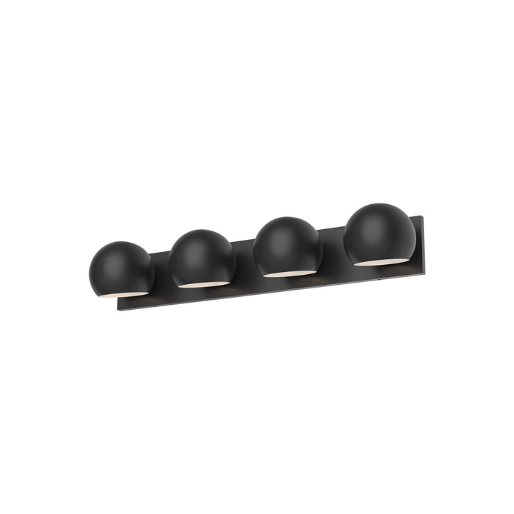 Willow 31-in Matte Black 4 Lights Vanity