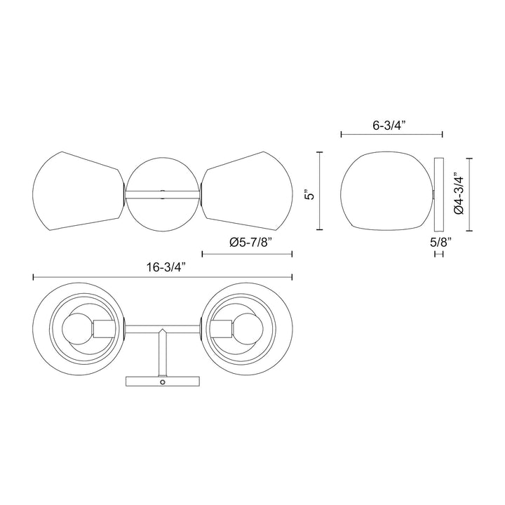 Willow 17-in Wall/Vanity Light