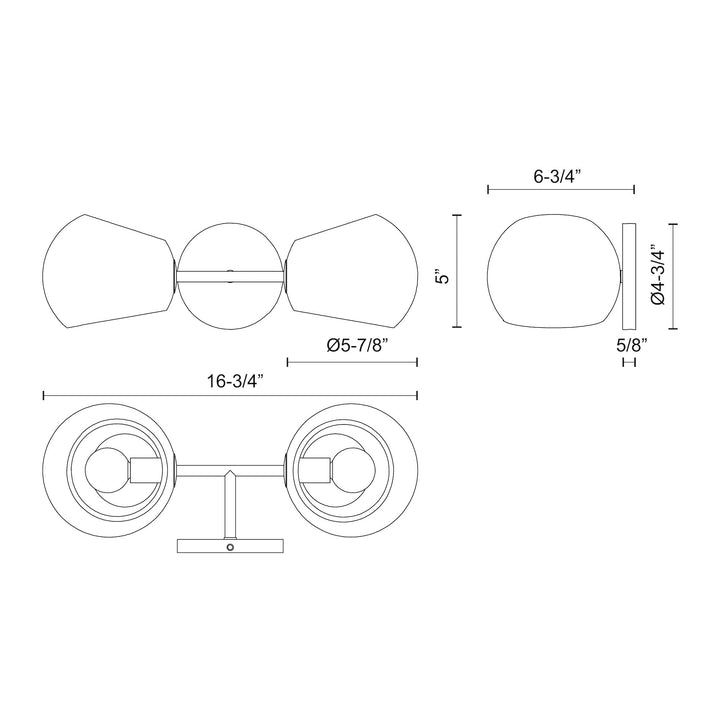 Willow 17-in Wall/Vanity Light