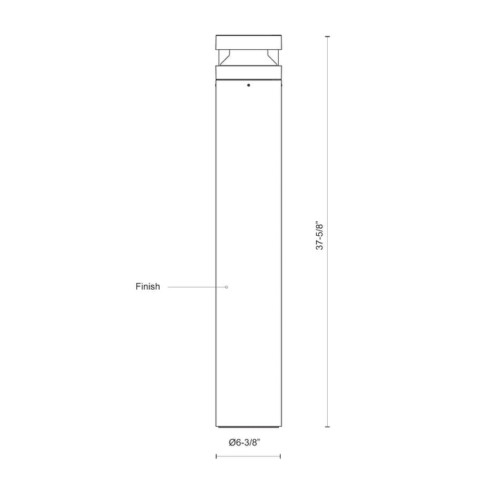 Windermere 38-in Exterior Bollard