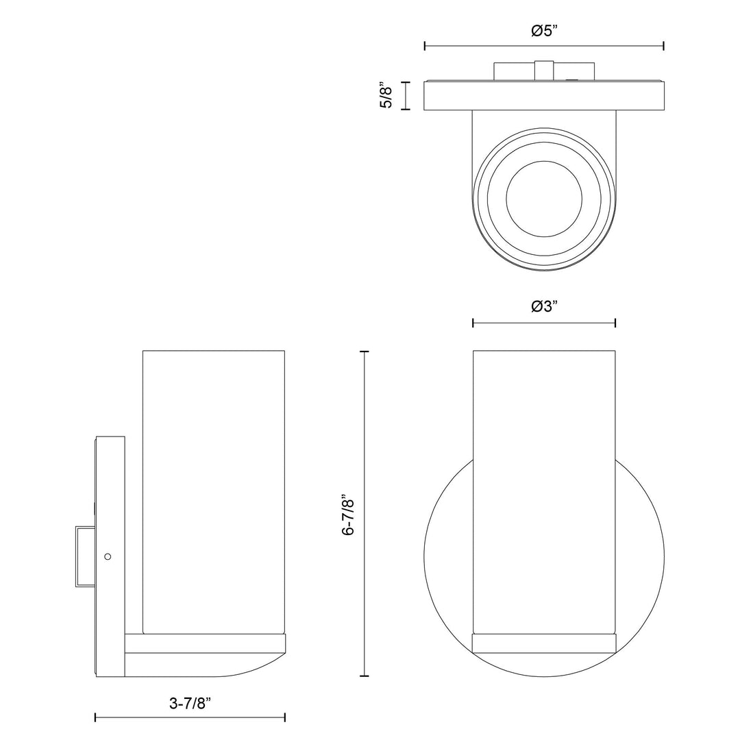 Birch 3-in Wall Sconce