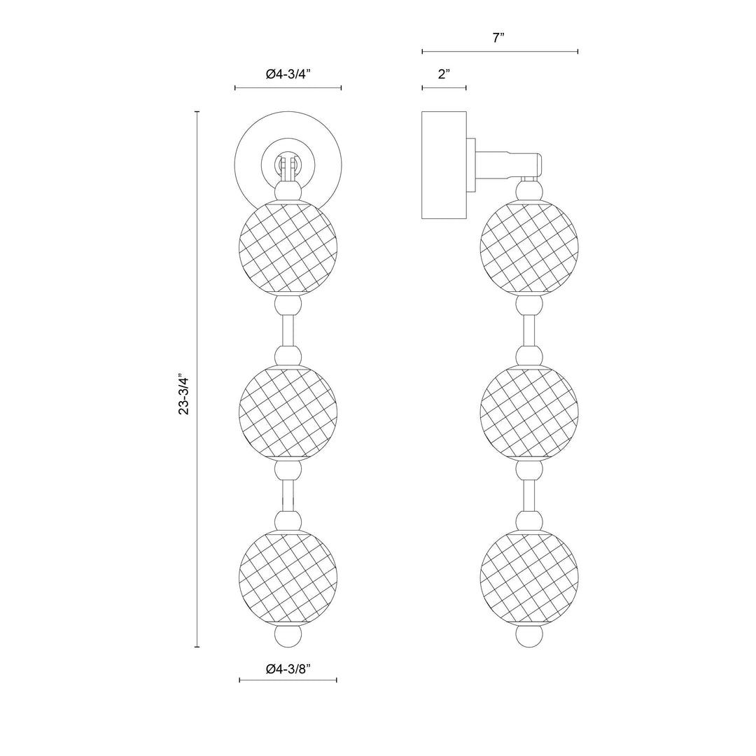 Marni 23-in Wall/Vanity Light