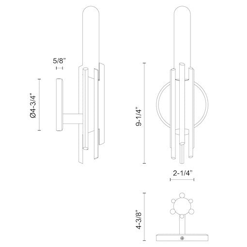 Torres 9-in Wall/Vanity Light