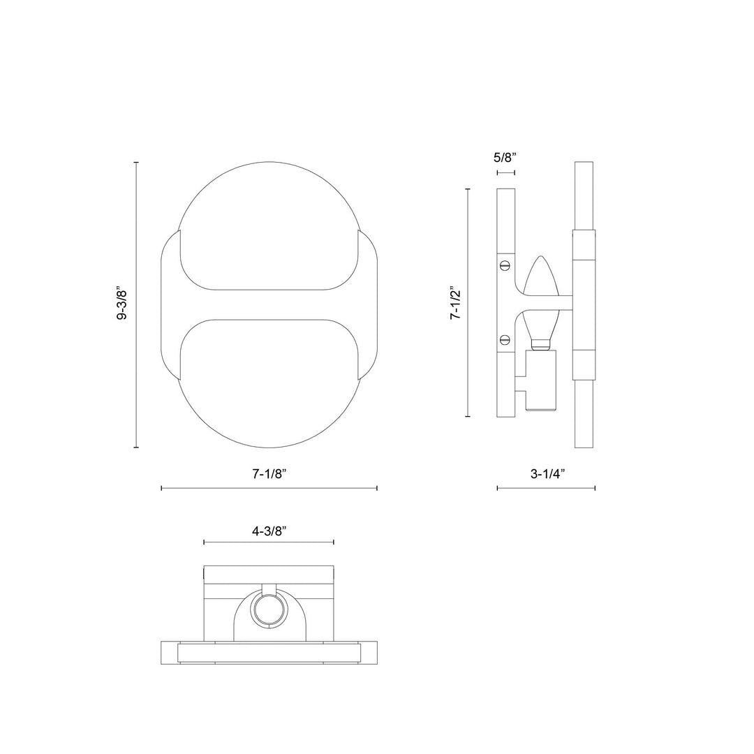 Odin 9-in Wall/Vanity Light