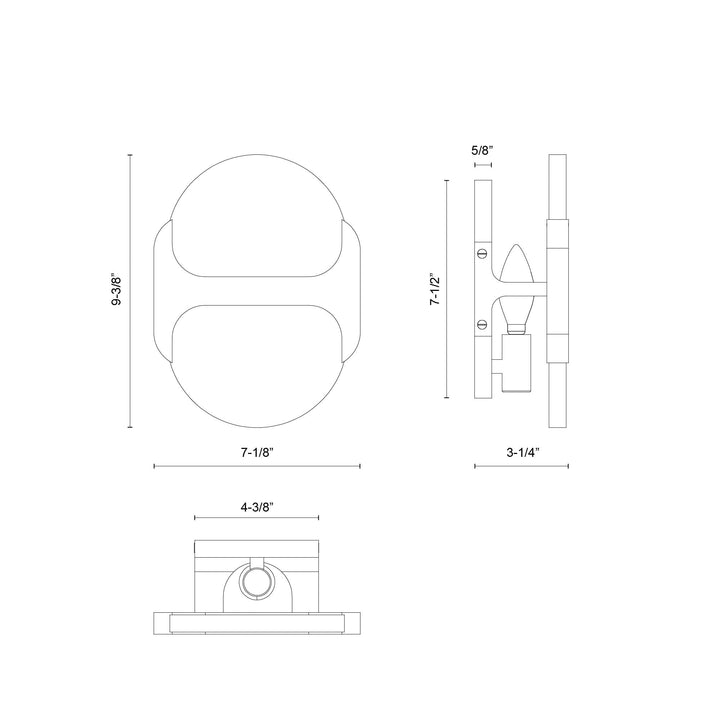 Odin 9-in Wall/Vanity Light