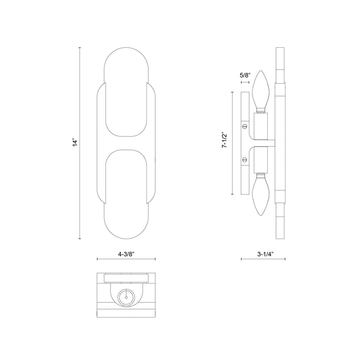 Odin 14-in Wall/Vanity Light