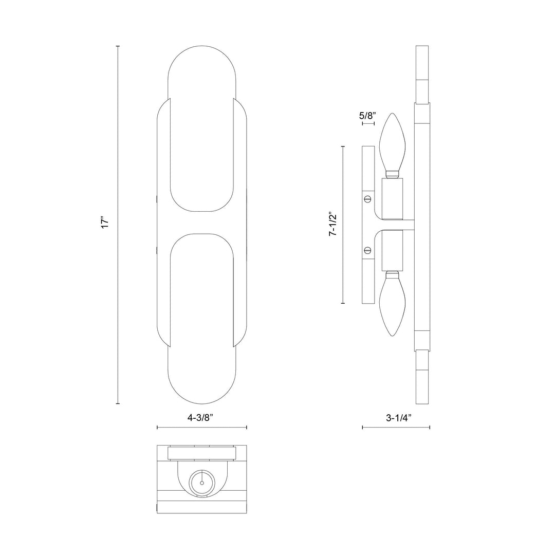 Odin 17-in Wall/Vanity Light