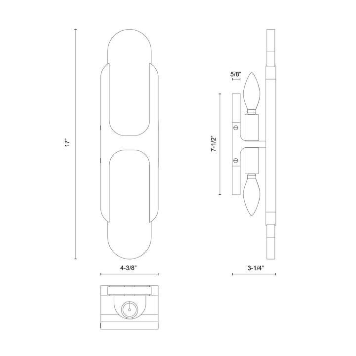 Odin 17-in Wall/Vanity Light