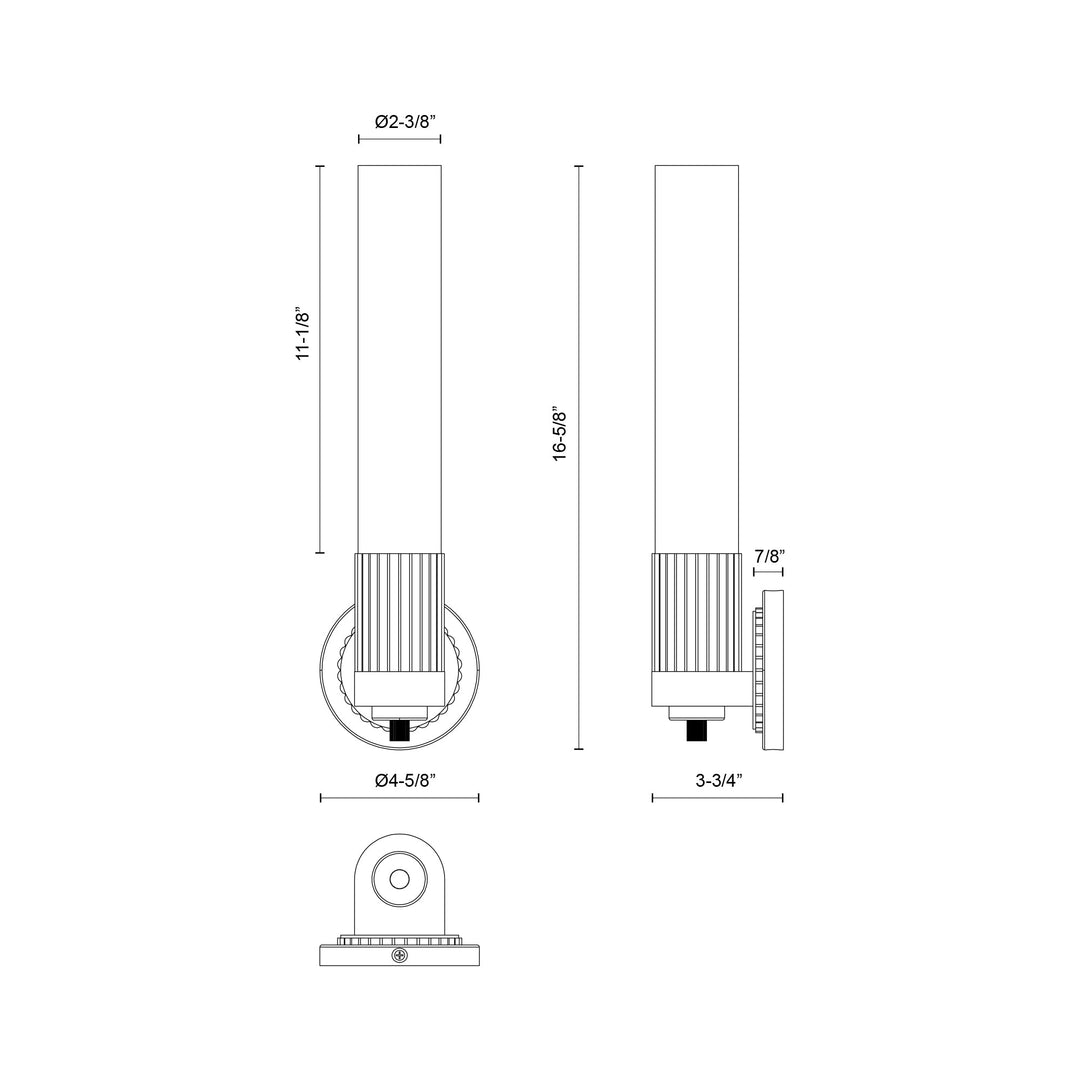 Rue 5-in Wall/Vanity Light