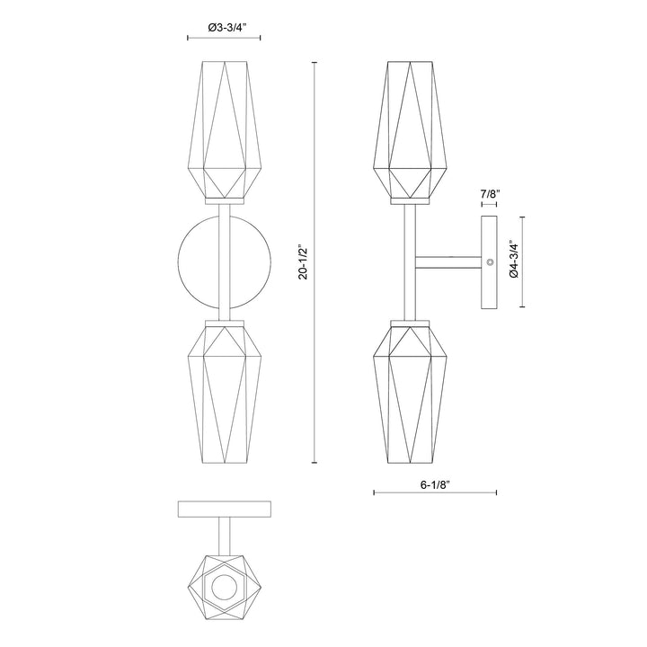 Krysta 20-in Wall/Vanity Light